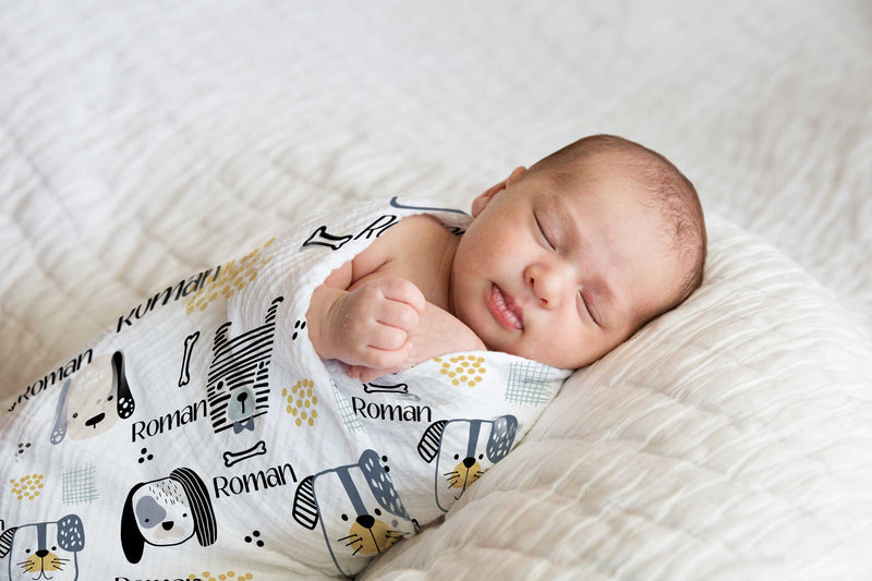 Personalized Puppy Swaddle