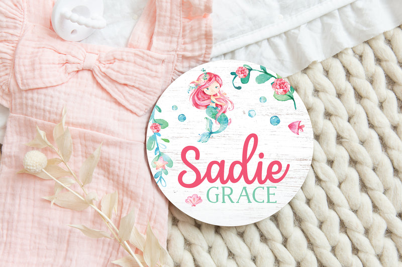 Mermaid Name Sign