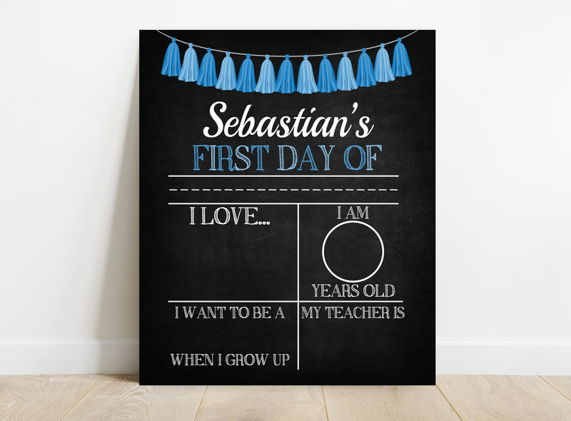 Personalized School Sign