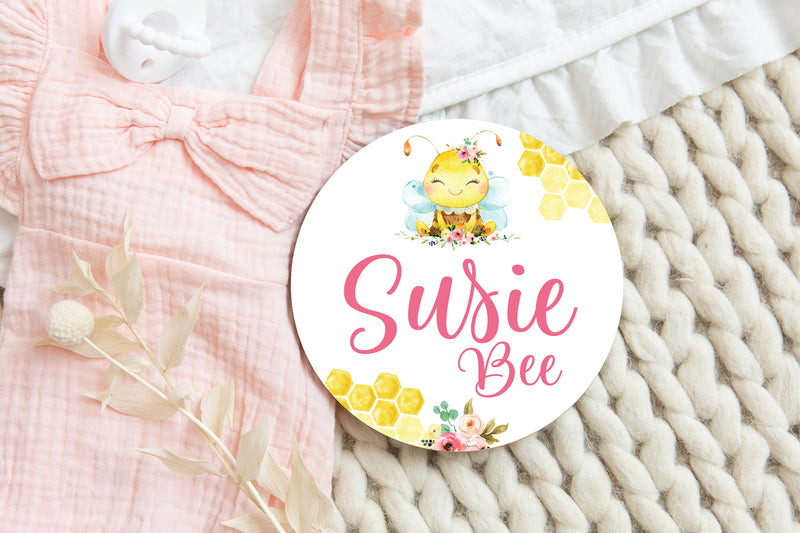 Honey Bee Name Sign
