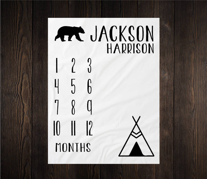 Adventure Milestone Blanket