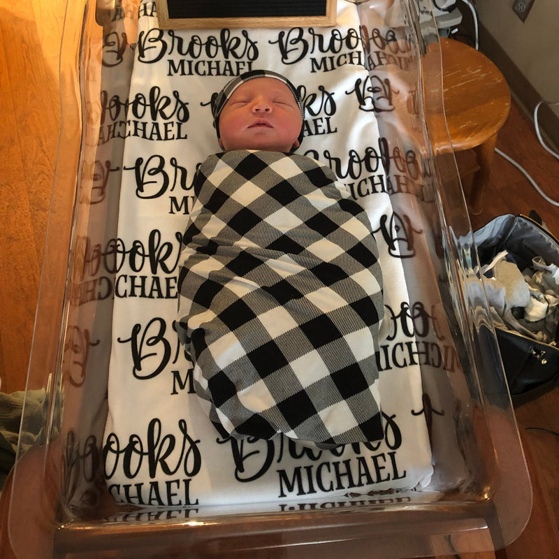 Personalized Name Swaddle