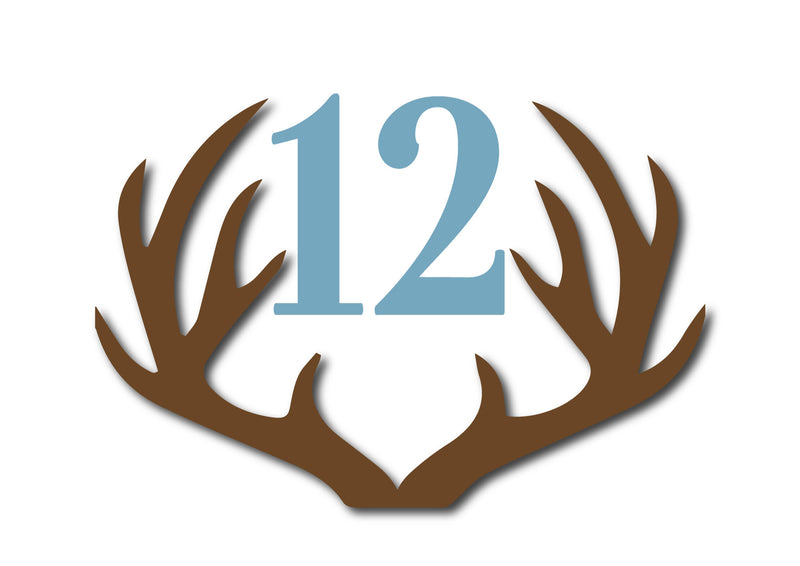 Wood Antler Marker, Woodland Milestone Blanket Marker, Month Marker, Baby Shower Gift, Photo Prop, Keepsake