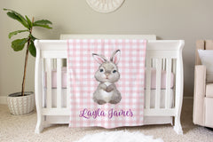 Bunny Personalized Blanket