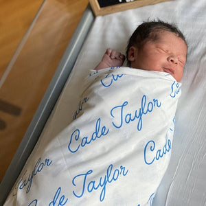 Personalized Name Swaddle