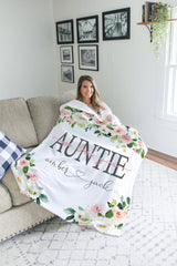 Personalized Aunt Blanket