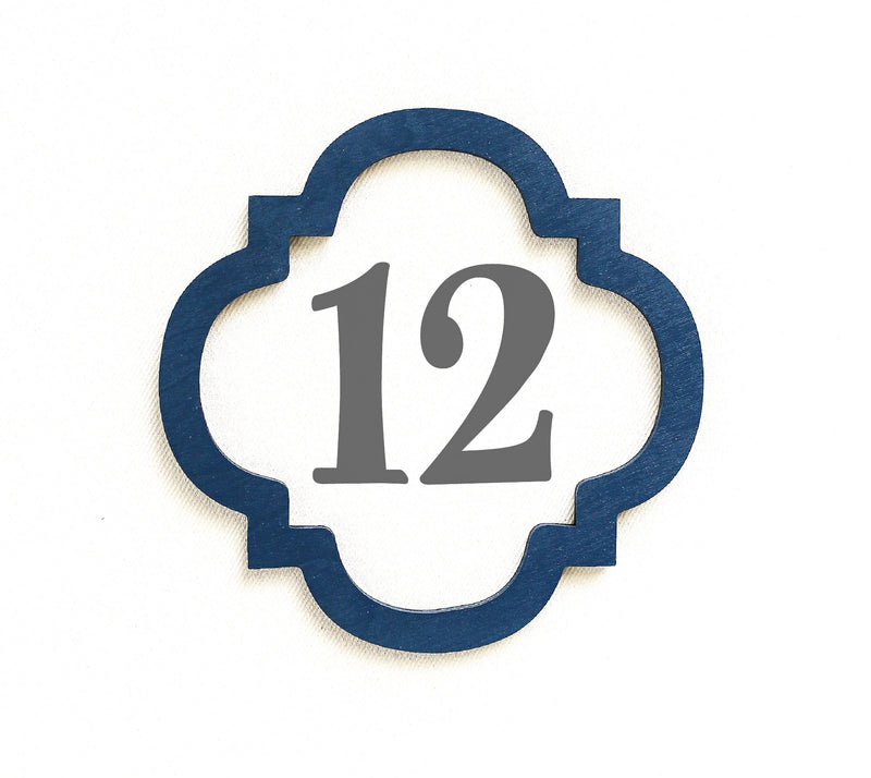 Wood Quarterfoil Marker, Milestone Blanket Marker, Month Marker, Baby Shower Gift, Photo Prop, Keepsake