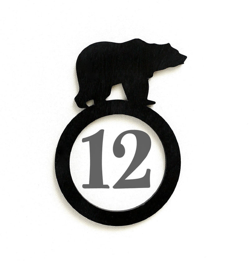 Wood Bear Marker, Woodland Milestone Blanket Marker, Month Marker, Baby Shower Gift, Photo Prop, Keepsake