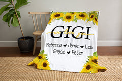 Sunflower Mom Blanket