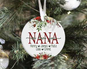 Personalized Christmas Ornament Gift For Mom