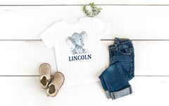 Personalized Elephant  Onesie® - Toddler Shirt