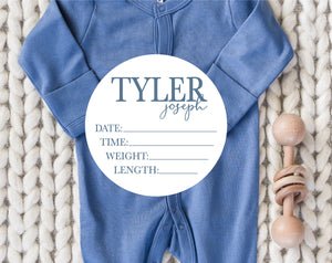 Personalized Baby Birth Stat Sign